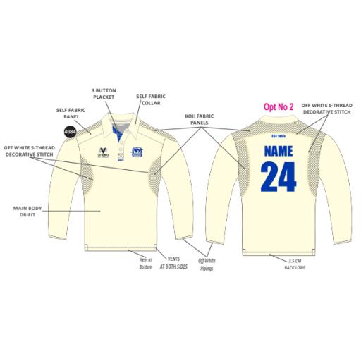 Greenvale Kangaroos Cricket Club - Two Day Playing Shirt LS